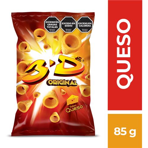SNACK 3D QUESO x 85g