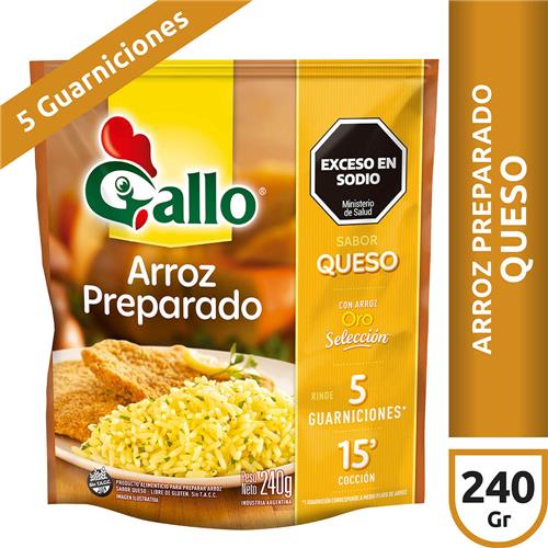 ARROZ PREPARADO GALLO QUESO x 240g