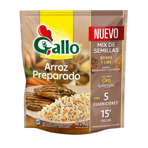 ARROZ PREPARADO GALLO MIX DE SEMILLAS X240G