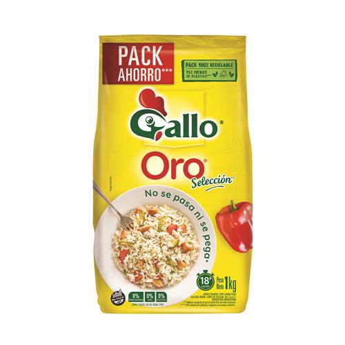 ARROZ PARBOIL PAQUETE GALLO ORO x 1kg