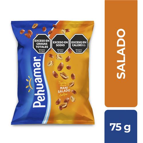 MANI PELADO SALADO PEHUAMAR x 75g
