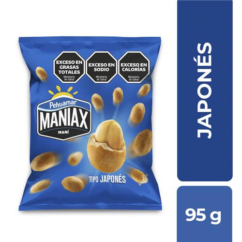 MANI TIPO JAPONES MANIAX x 95 g