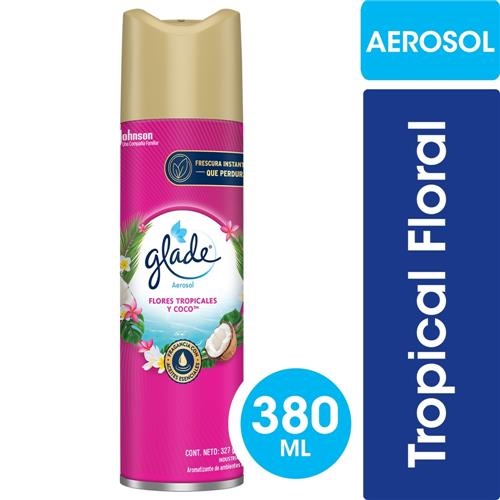 DESODORANTE DE AMBIENTE GLADE FLORES Y COCO X380ml