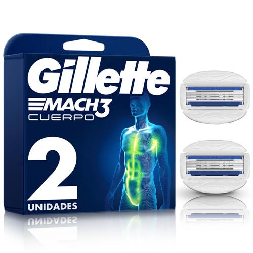 REPUESTO MACH3 CUERPO GILLETTE x 2u