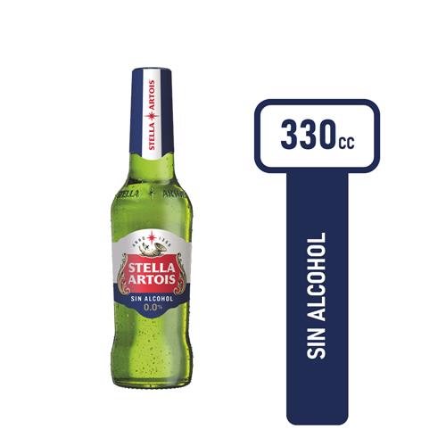 CERVEZA STELLA ARTOIS 0% BOT x 330ml
