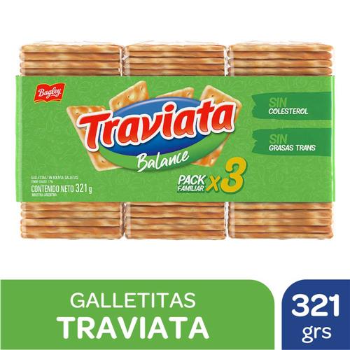 GALLETITAS TRAVIATA BALANCE 3X107G