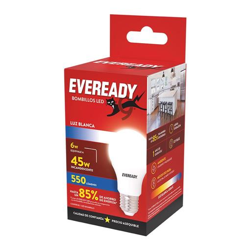 LAMPARA LED BLANCA EVEREADY 45w