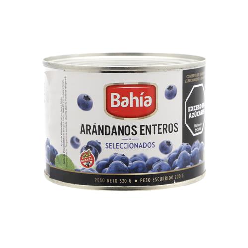 ARANDANOS EN ALMIBAR BAHIA x 520g