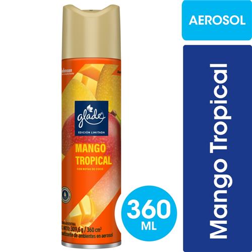 DESODORANTE DE AMB MANGO TROPICAL GLADE X360