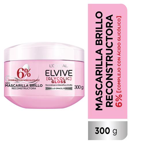 MASCARA GLYCOLIC GLOSS ELVIVE 300gr