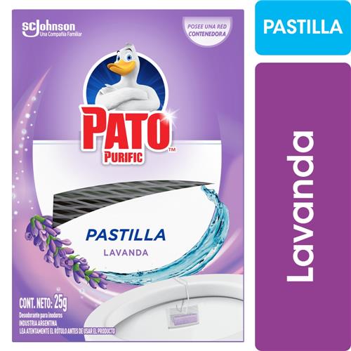 PASTILLA PARA INODORO LAVANDA PATO PURIFIC X25GRS