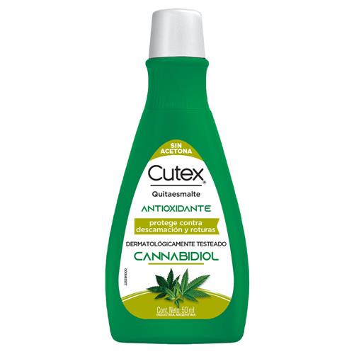 QUITAESMALTE CANNABIDIOL CUTEX x 50ml