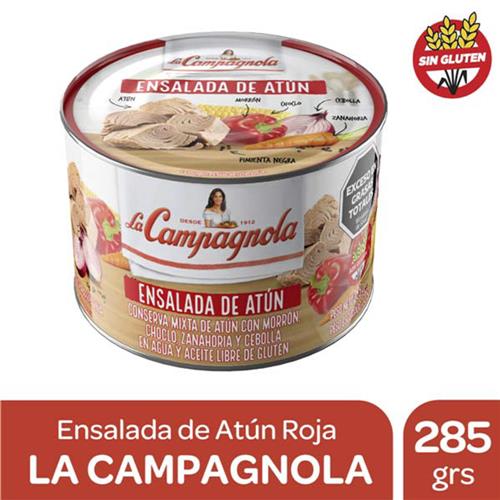 ENSALADA ATUN ROJA LA CAMPAGNOLA x 285gr