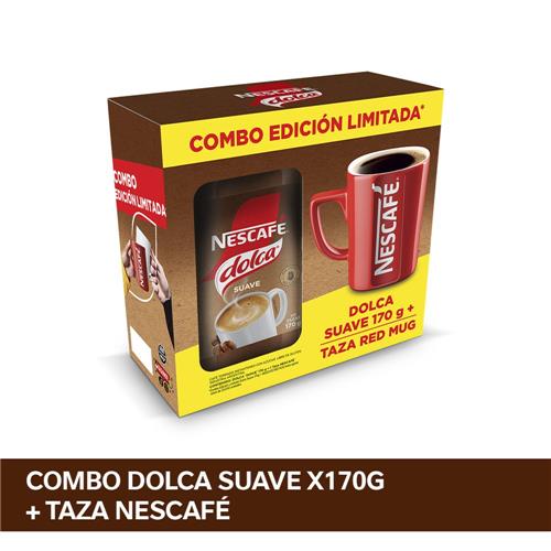 COMBO NESCAFE DOLCA 170gr + TAZA NESCAFE