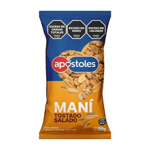 MANI TOSTADO SALADO APOSTOLES 100g