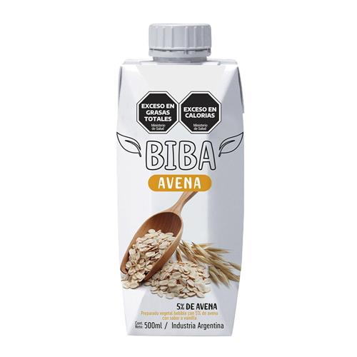 BEBIDA AVENA BIBA x 500ml