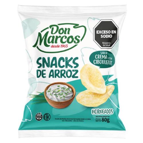 SNACK ARROZ CIBOULETTE DON MARCOS x 80g