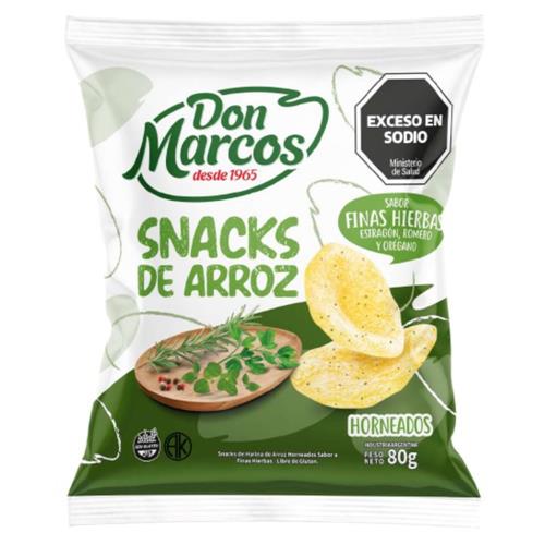 SNACK ARROZ FINAS HIE DON MARCOS x 80g