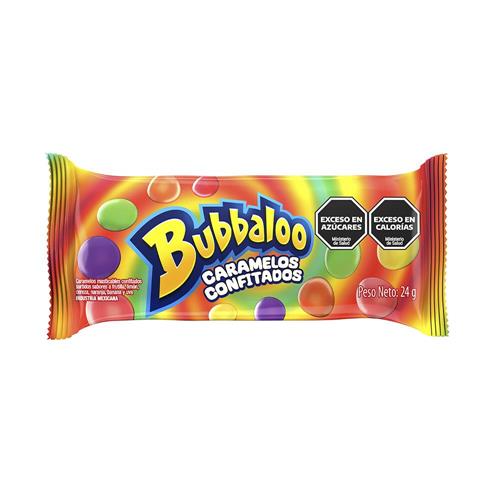 CARAMELOS CONFITADOS BUBBALOO x 24g