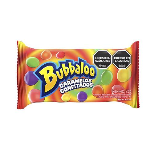 CARAMELOS CONFITADOS BUBBALOO x 72g