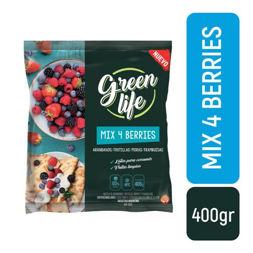 MIX 4 BERRIES GREEN LIFE x 400g