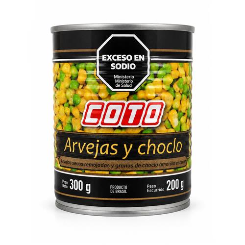 ARVEJAS Y CHOCLO INALPA x 300g
