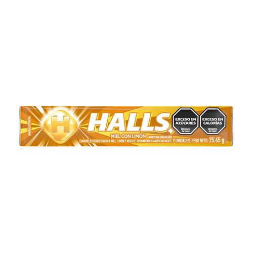 CARAMELOS HALLS MIEL C/LIMON 25.65g