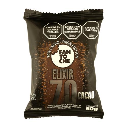 ALFAJOR FANTOCHE ELIXIR 70% CACAO 60g