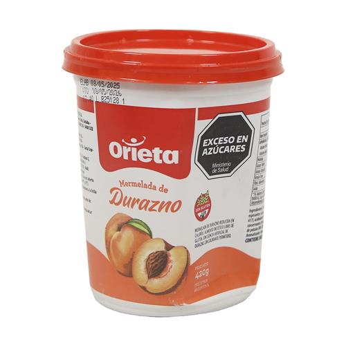 MERMELADA DURAZNO LIGHT ORIETA x 420g