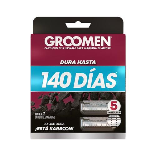 MAQUINA AFEITAR 5 FILOS DESECHABLES GROOMEN