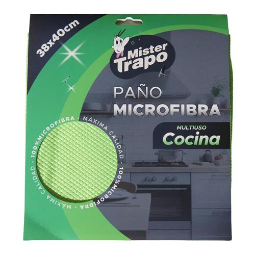 PAÑO MICROFIBRA MULTI. COCINA MISTER TRAPO 38x40cm
