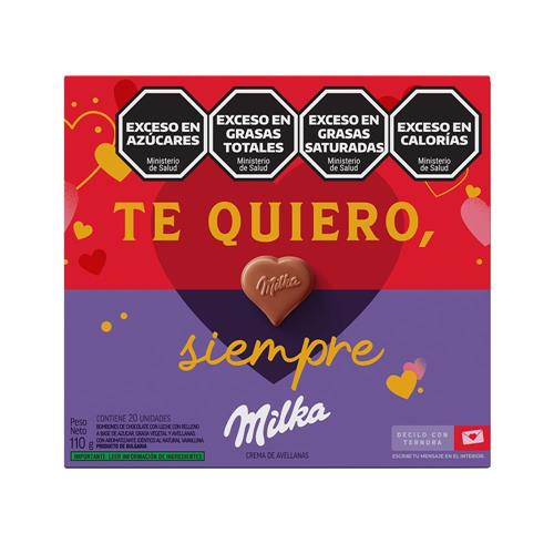 BOMBONES CREMA AVELLANAS MILKA 20u x 110g