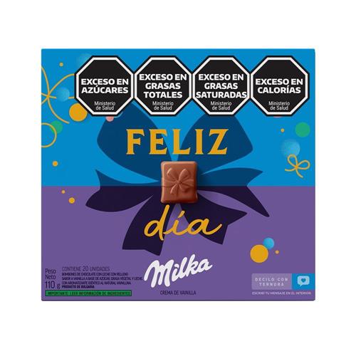 BOMBONES CREMA VAINILLA MILKA 20u x 110gr