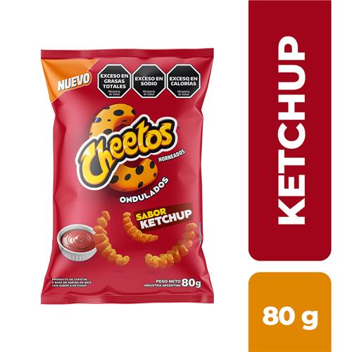CHEETOS ONDULADOS KETCHUP X80GRS