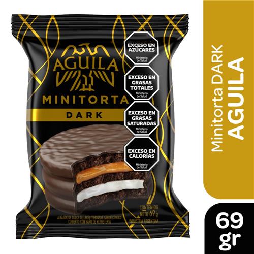 ALFAJOR MINITORTA DARK AGUILA x69grs
