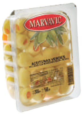 ACEITUNA RELL C/MORR MARVAVIC x 300g