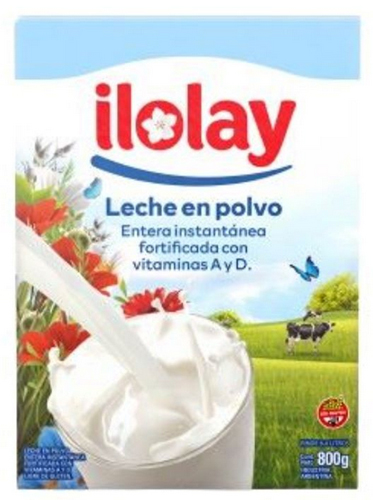 LECHE POLVO ENTERA ILOLAY EST x 800g