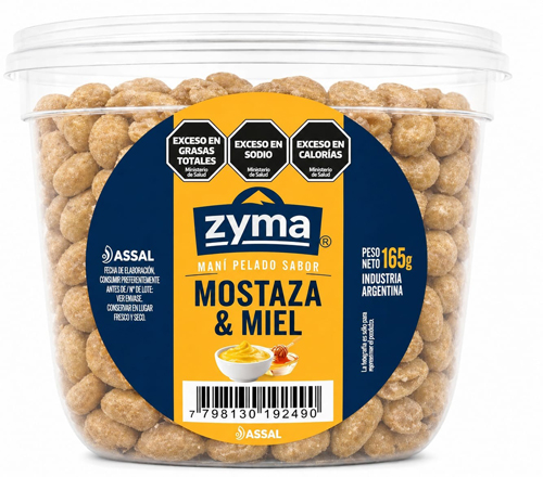 MANI SAB. MOSTAZA Y MIEL ZYMA X165GRS
