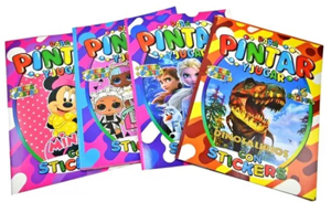 LIBROS P/COLOREAR PERSONAJES