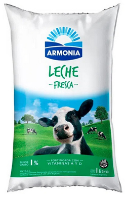 LECHE SACHET ARMONIA ULTRA P, DESC %1 x 1L