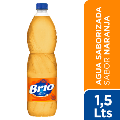AGUA SABORIZADA BRIO NARANJA x1.5lts