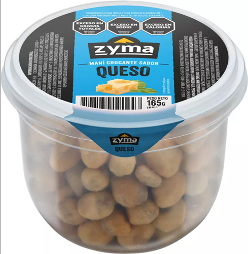 MANI SABOR QUESO ZYMA x 180g