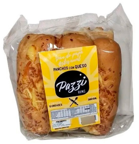 PAN DE PAPA PANCHO C/QUESO PAZZI x 4u