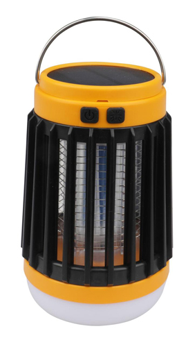 LAMPARA SOLAR ANTIMOSQUITOS 3 EN 1 HOTECHE