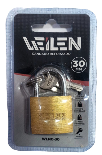 CANDADO REFORZADO 30m WEILEN BLISTER